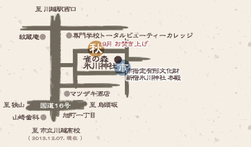 ��z ���̐X �n�}