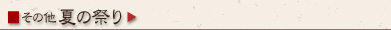 川越 夏の祭り